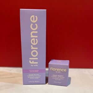 Florence by Mills Skincare Duo: Clarifying Face Wash and Coffee Lip Scrub